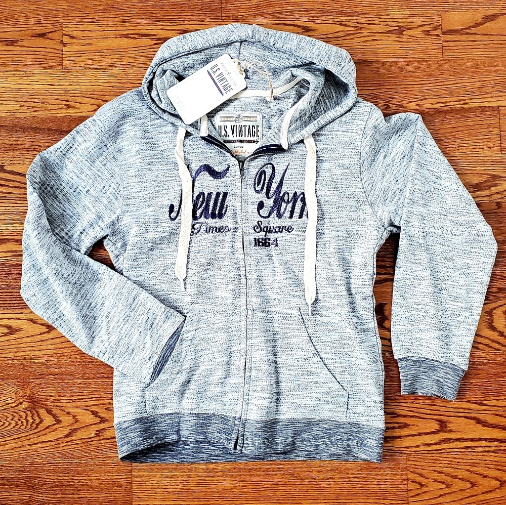 New York Zipper Hoodie